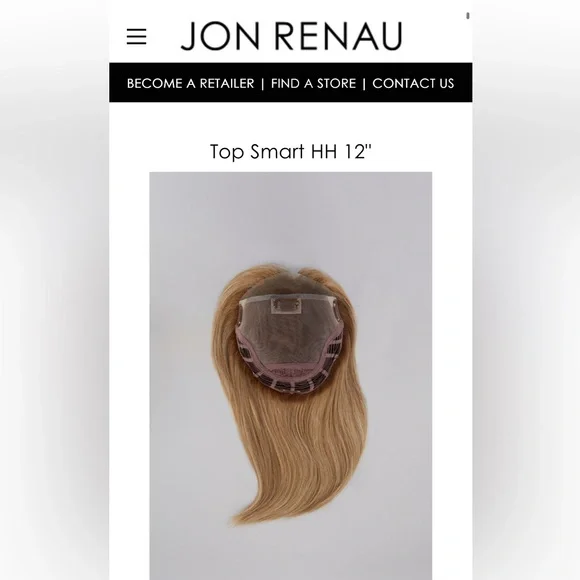 Jon Renau Top Billing 12” hair topper - Picture 11 of 14